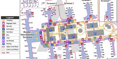 LA international airport map