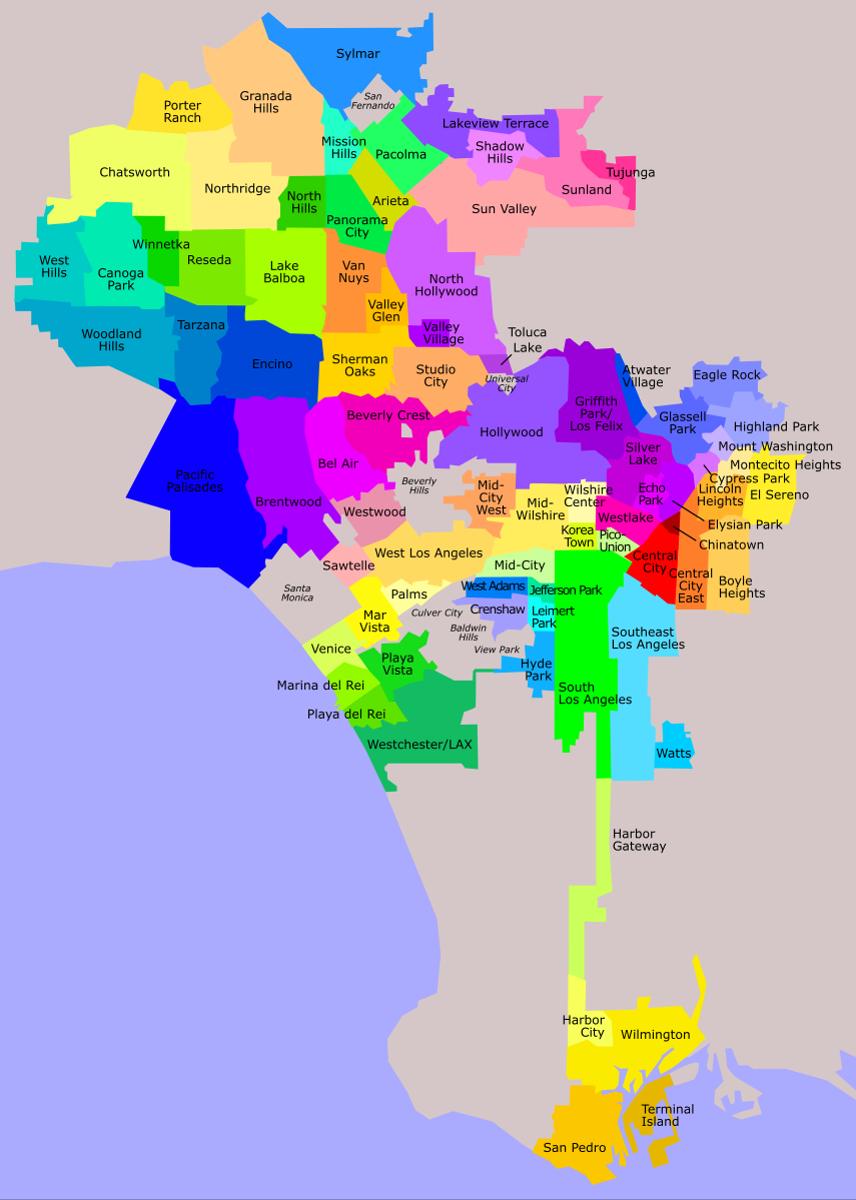 La Council Districts Map