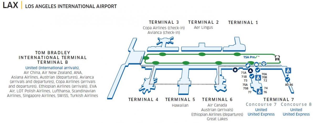 United Lax Map