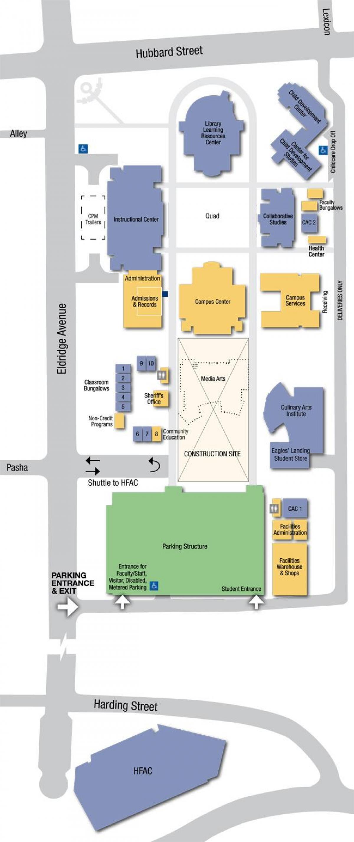 LA mission college map