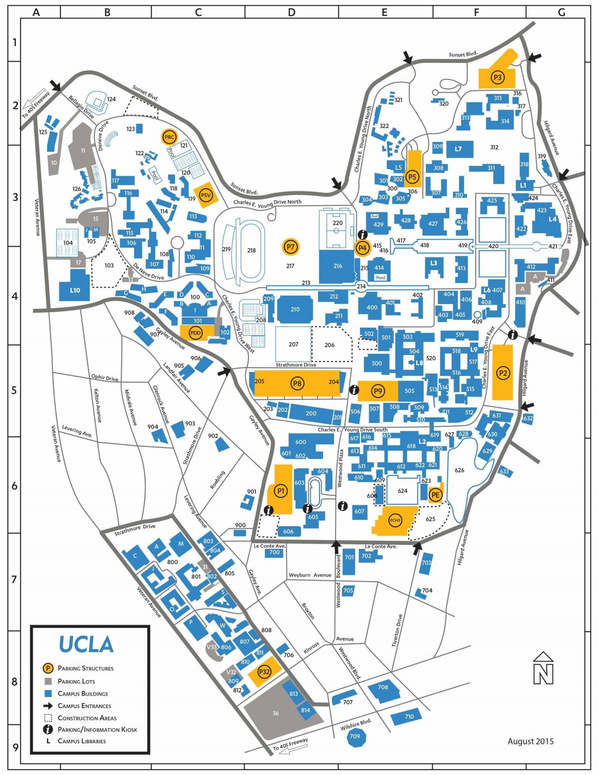 map of ucla parking 