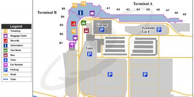 Map of bob hope airport