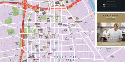 Street map of downtown Los Angeles